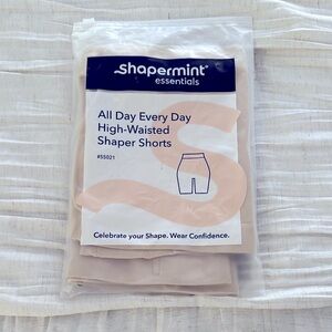 Shapermint Tan High Waist Shaping Shorts